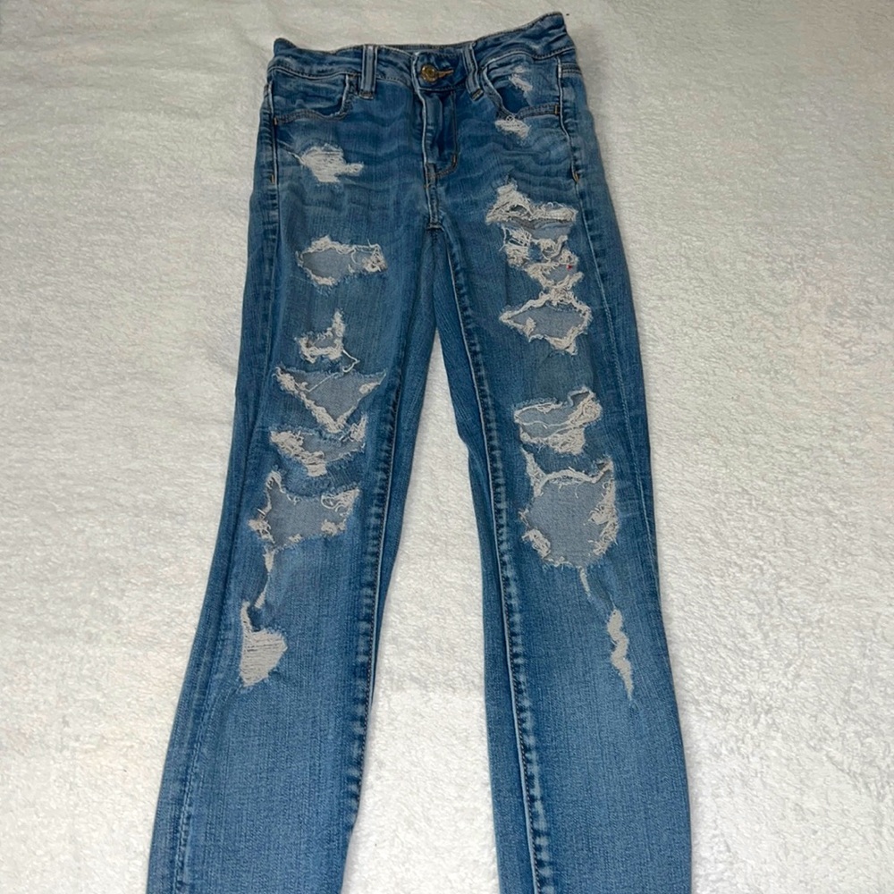 Next level stretch/ High waisted skinny jeans